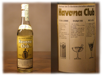 Havana Club Viejo 3 Anos 0,7l Mitte 1980er Kopie